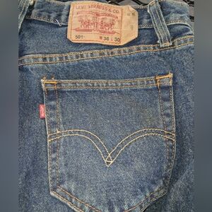 Mens Levis 501 Jeans Size 36x27